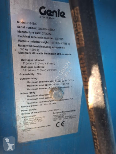 Nacelle Genie GS-4390