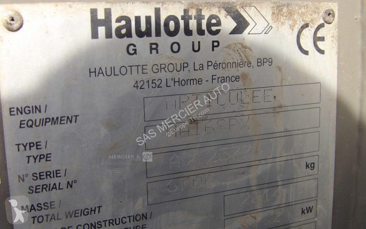 Nacelle Haulotte nacelle articulee automotrice...