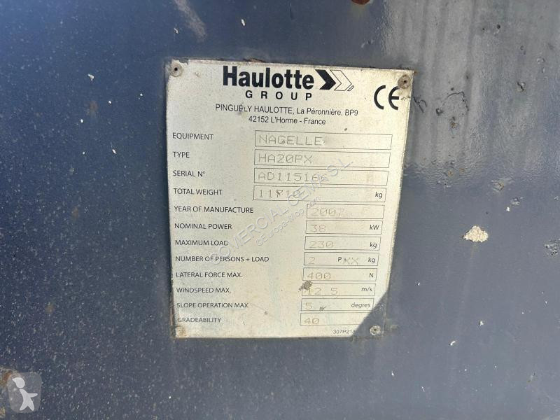 Nacelle Haulotte