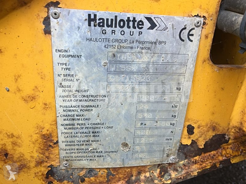 Vysokozdvižná plošina Haulotte H15 SX (15m)