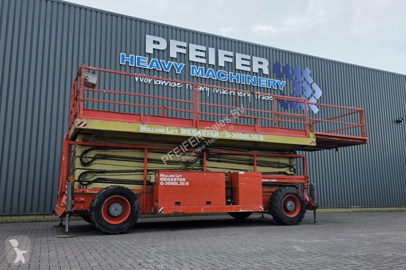 منصة تلسكوبية Hollandlift G-300DL30/S Diesel,...
