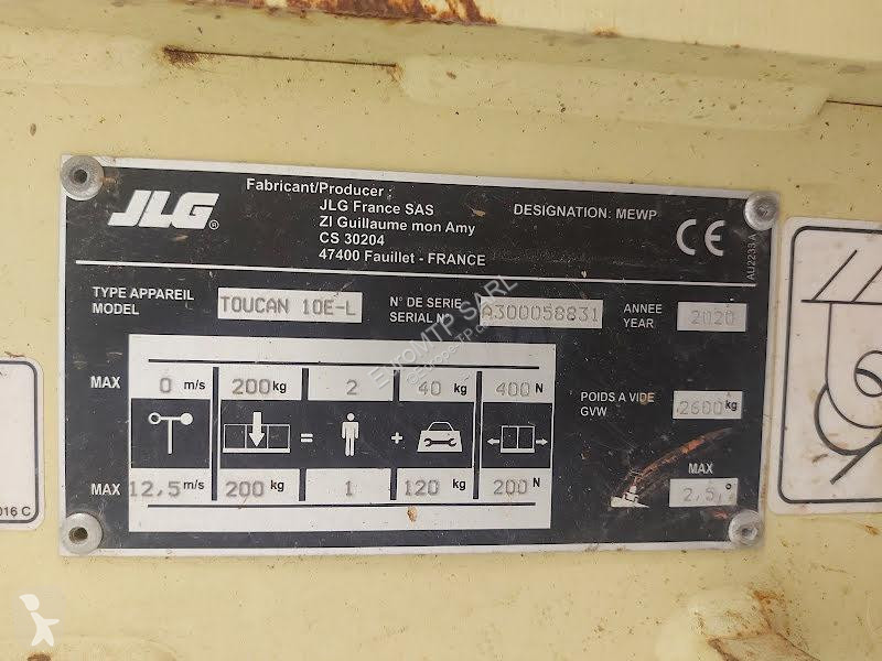 Plataforma elevadora JLG 10E-L 10E