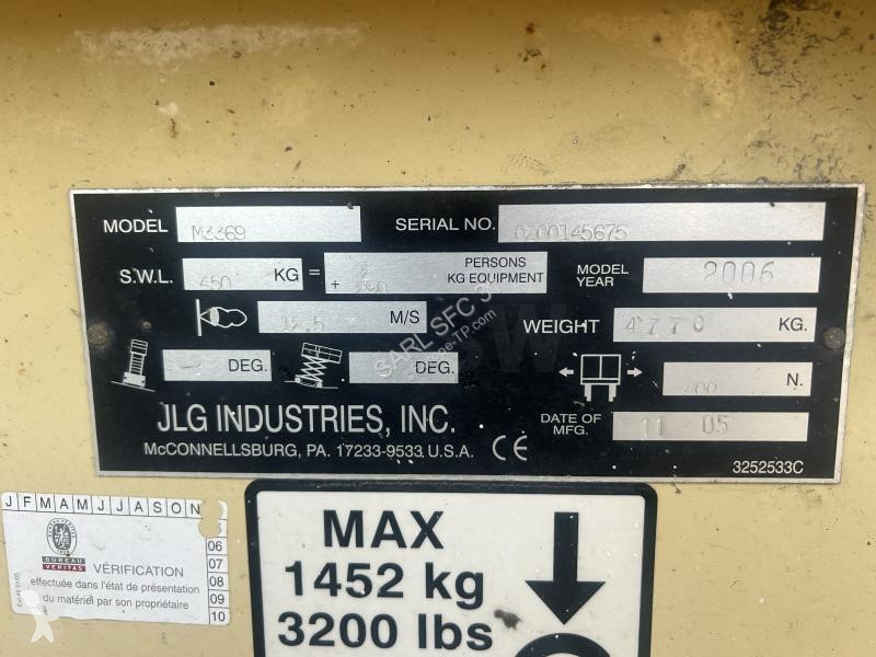 Vysokozdvižná plošina JLG BI-ENERGIE M 3369 bi...
