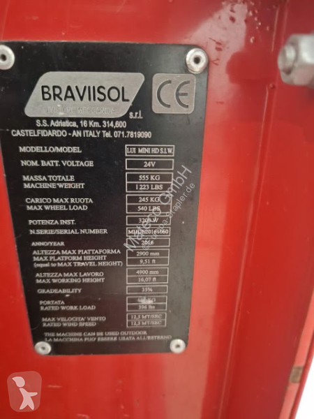 منصة تلسكوبية Bravi LEONARDO HD OUTDOOR