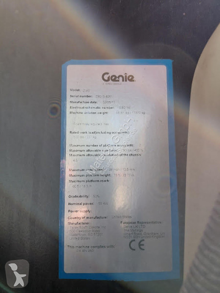 منصة تلسكوبية Genie Z80/60