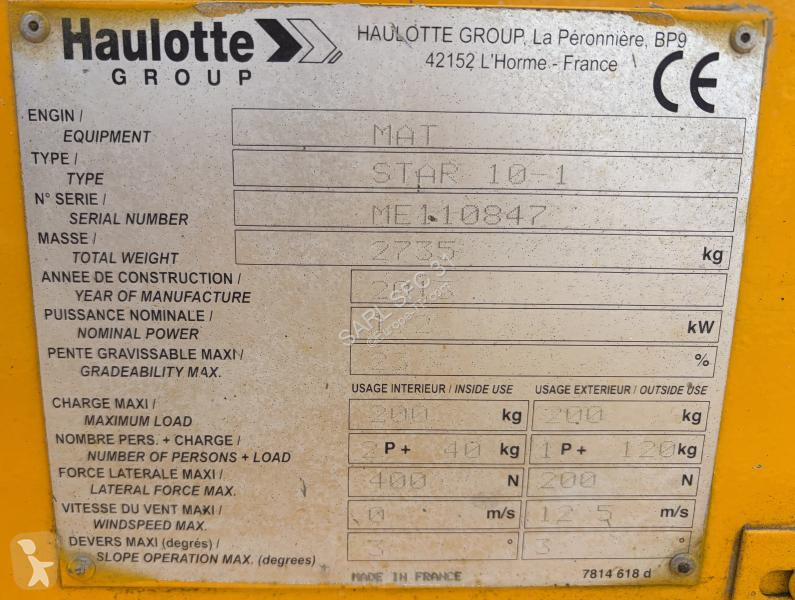 منصة تلسكوبية Haulotte
