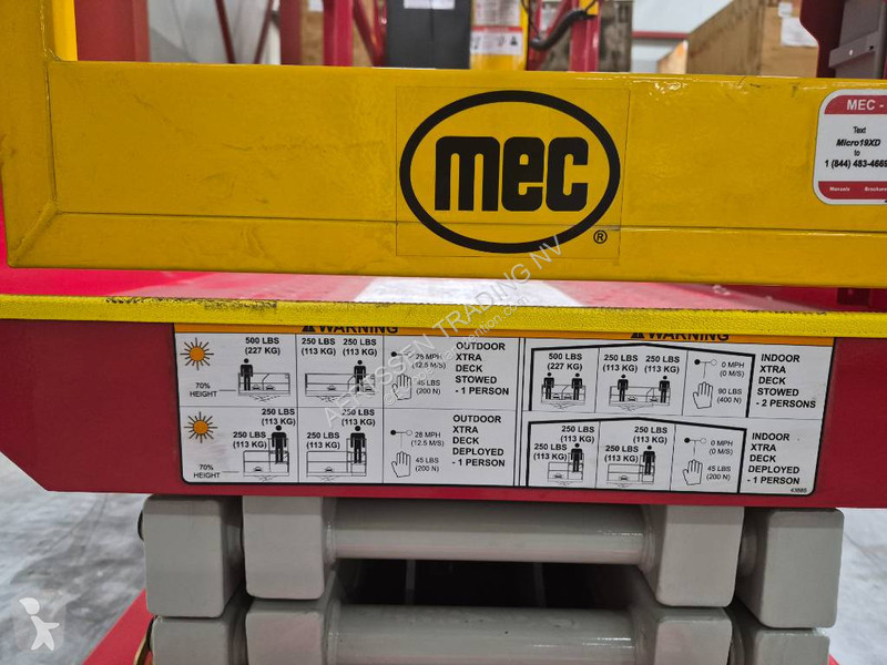 منصة تلسكوبية MEC MME MICRO19-XD (2 Pieces...