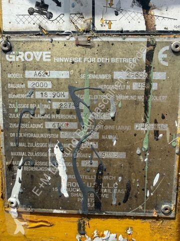 Plataforma elevadora Grove A62J ARBEITSBÜHNE