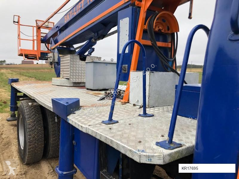Plataforma elevadora Scania 85 dźwig zabytkowy...