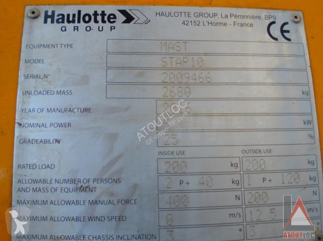 Nacelle Haulotte