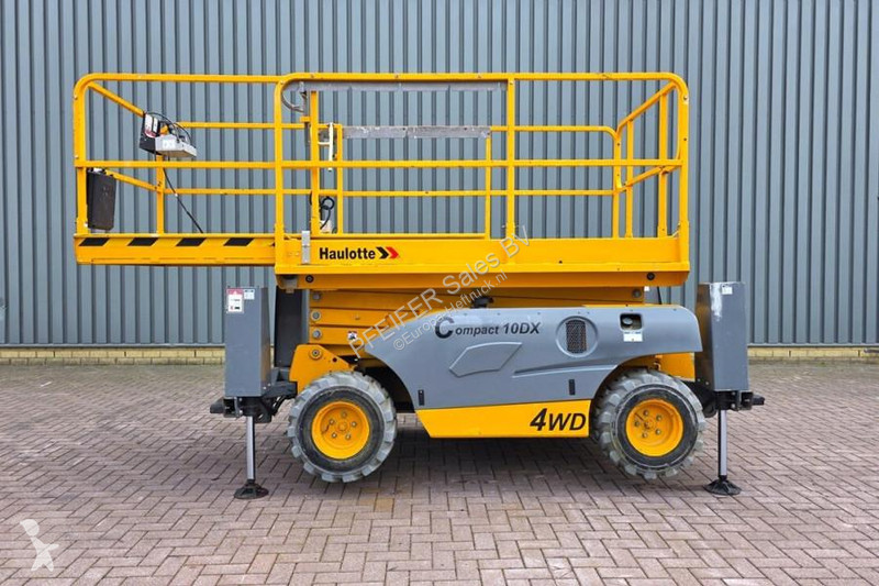 升降机 Haulotte COMPACT 10DX Diesel, 4x4 Drive,...
