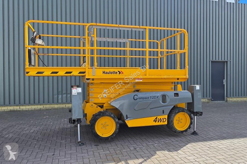 升降机 Haulotte Compact 12DX Diesel, 4x4 Drive,...