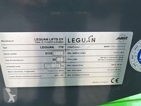 Emelőkosár Leguan 170