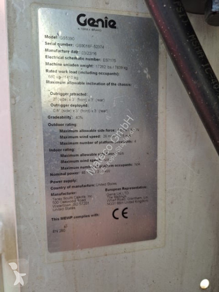 Nacelle Genie GS5390