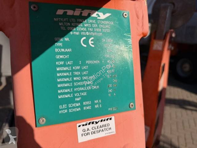 Plataforma elevadora Niftylift 120 TAC