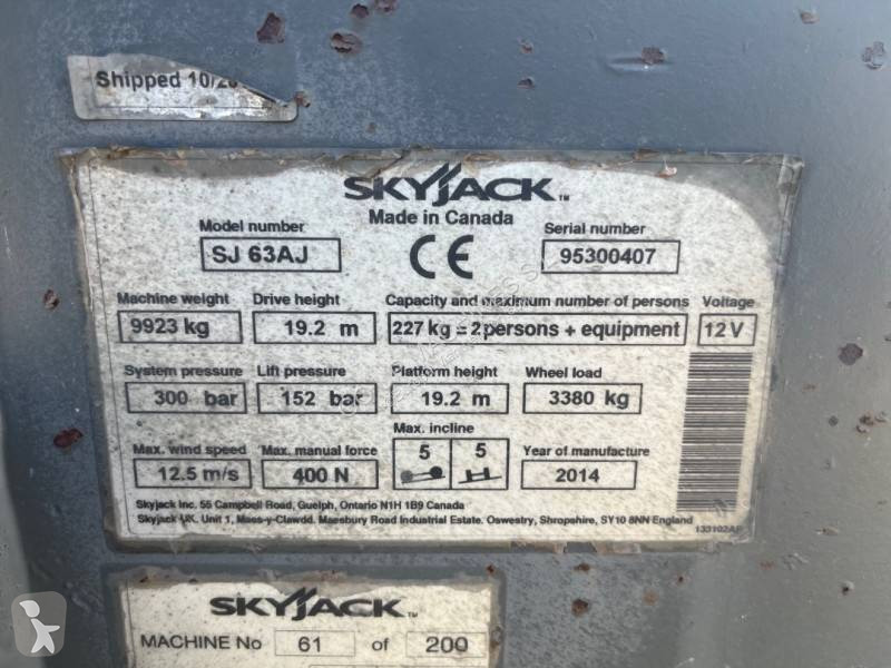 Nacelle Skyjack SJ63AJ