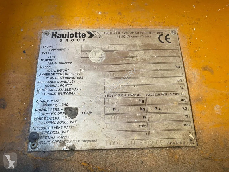 Nacelle Haulotte 8W Hoogwerker Schaarhoogwerker