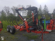 Remolque agrícola Weimer Rückewagen mit Kran Remolque forestal usado