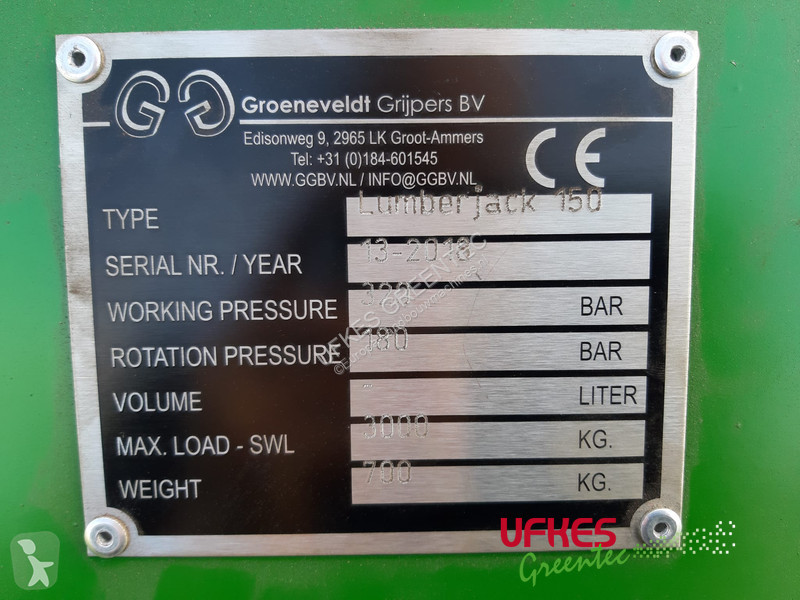 Material florestal Groeneveld	 Lumberjack 150