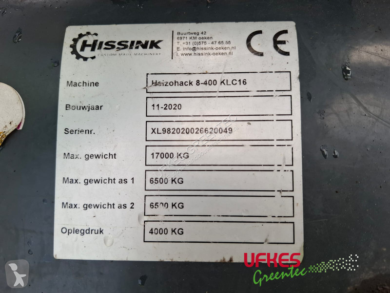 Material forestal Heizohack HM 8-400 KLC 16...