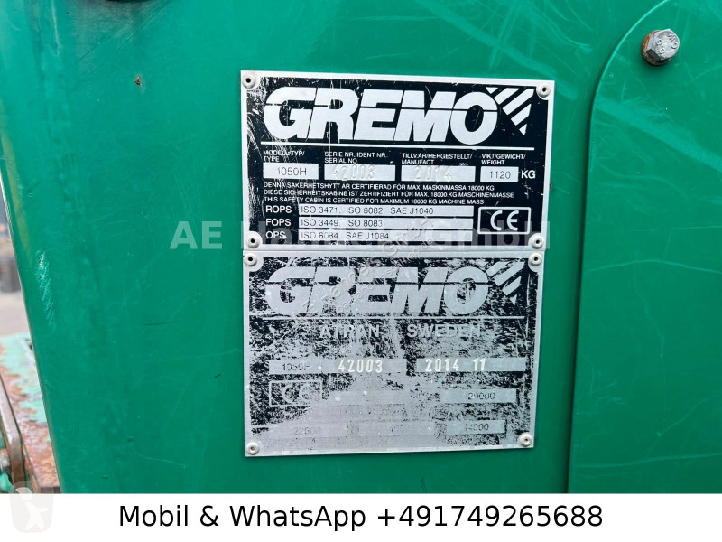 Lesnícky stroj  Gremo 1050 H Harvester 8x8...