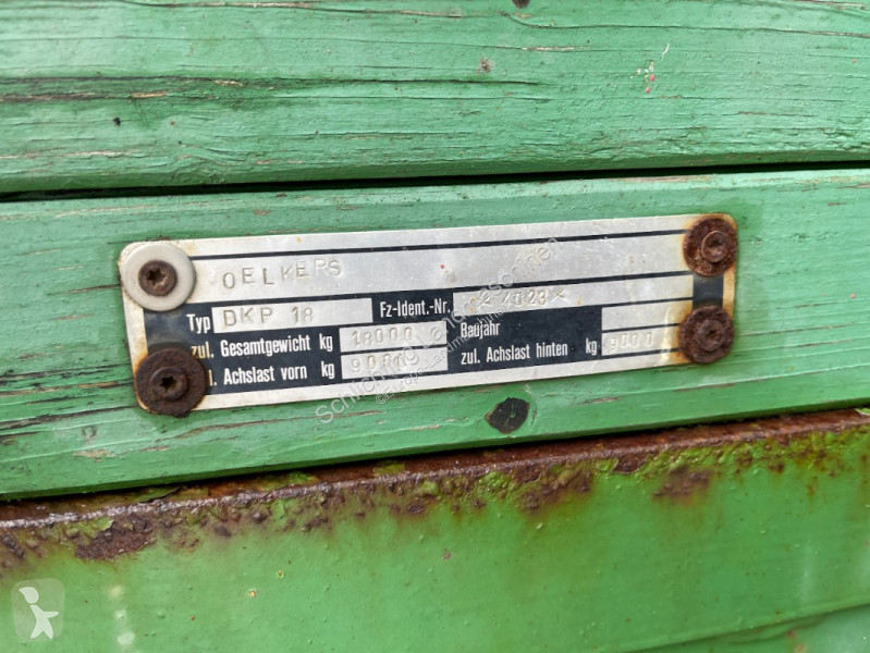 Remorque agricole DKP 18