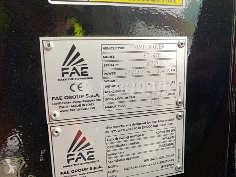 Material florestal FAE PT475 Forestry Mower /...