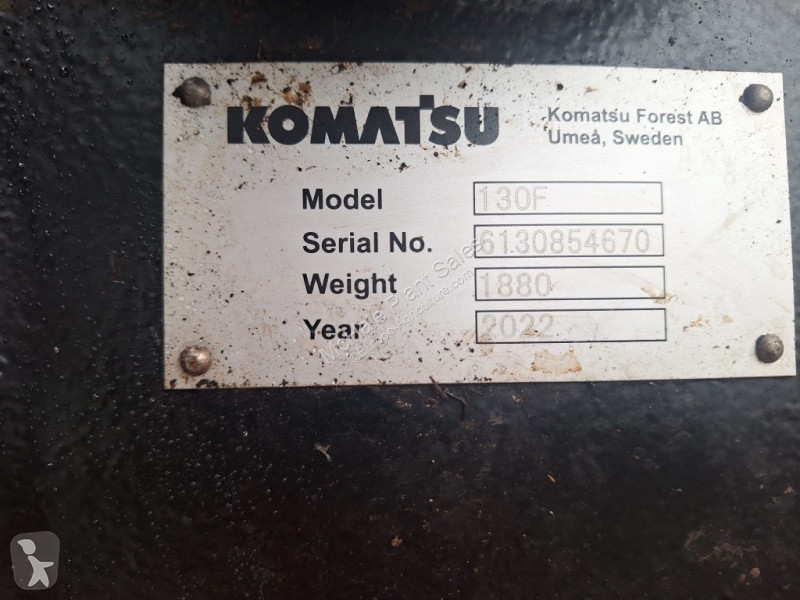 Skogsbruksmaterial Komatsu 845