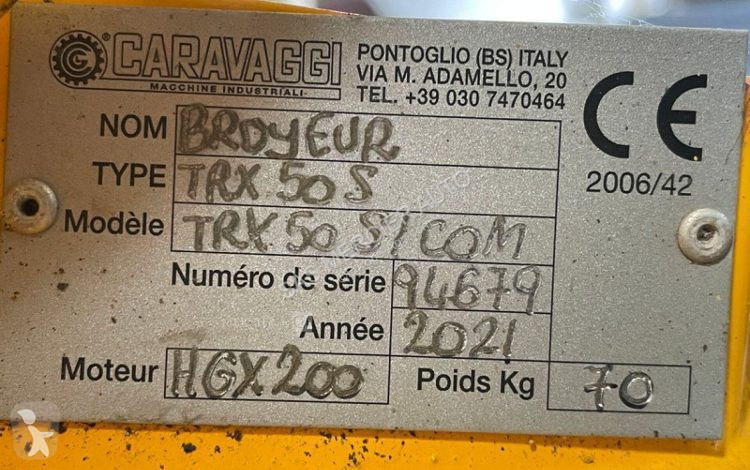 Skogsbruksmaterial Caravaggi broyeur de...