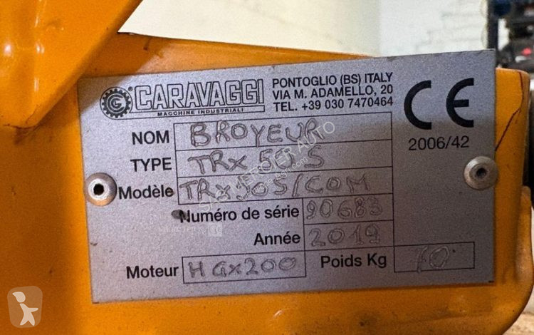 Material forestal Caravaggi broyeur de branches...
