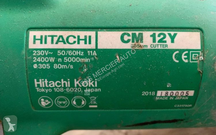 Material forestal Hitachi tronconneuse a materiaux