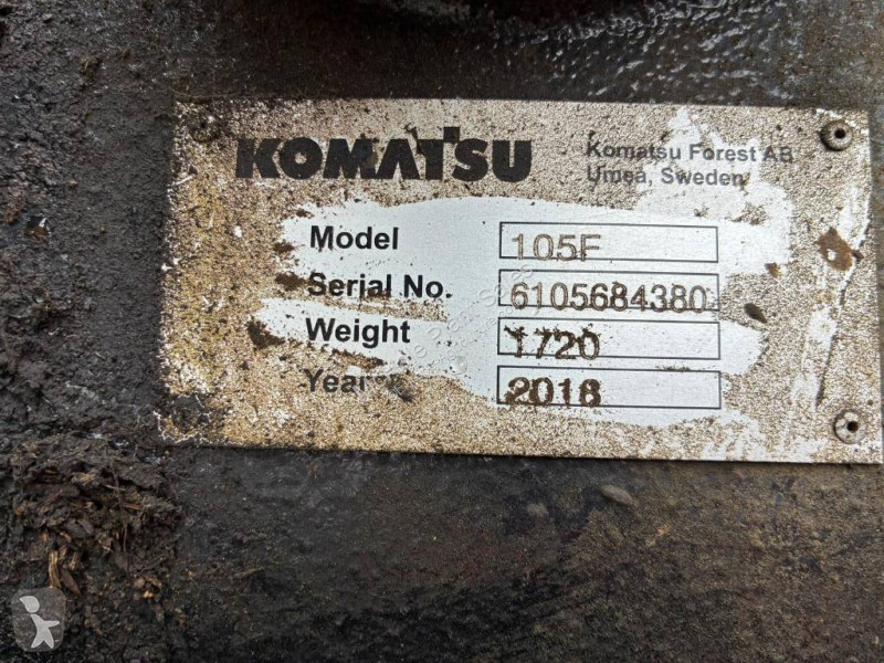 Skogsbruksmaterial Komatsu 835