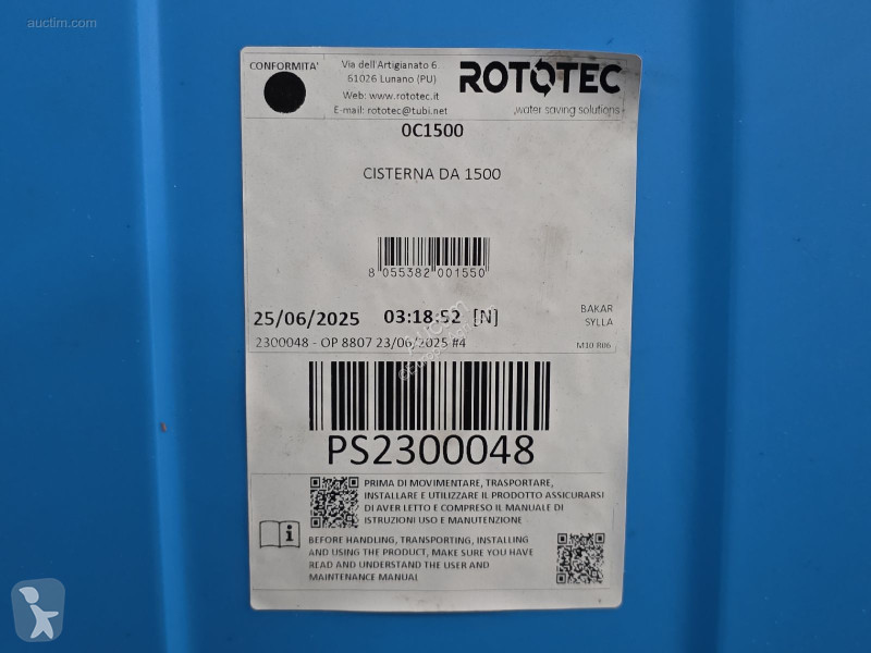 Stockage Rototec 0c1500