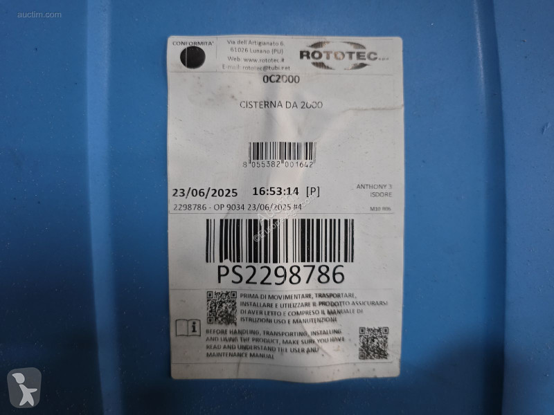 Stockage Rototec 0c2000