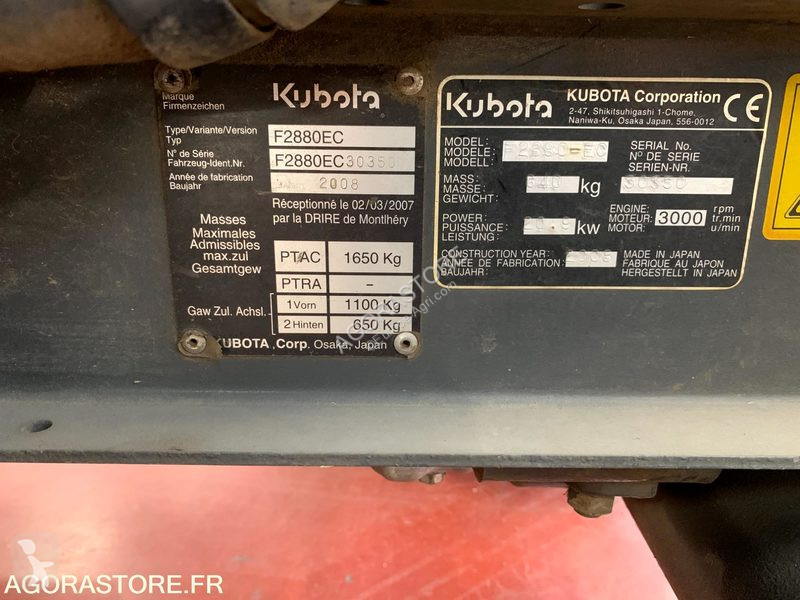Spaţii verzi Kubota F2880