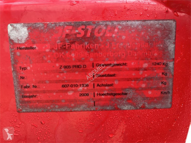Grønne område Stoll JF schudder Z905 pro D