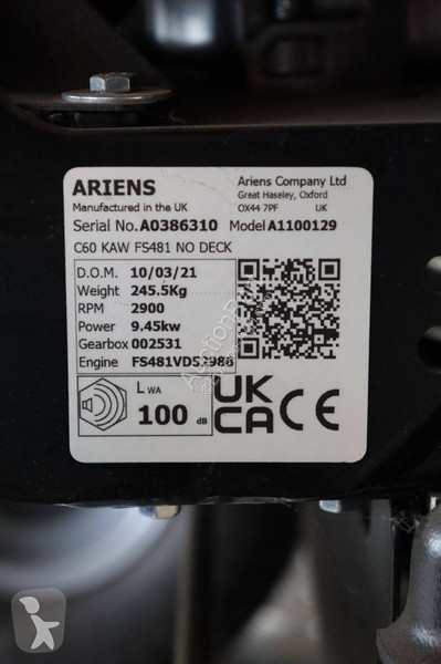 Zonas verdes Ariens C60