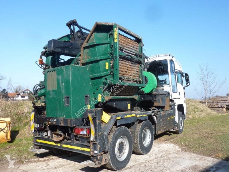 Zonas verdes jardins Jenz 583 Chippertruck MAN...
