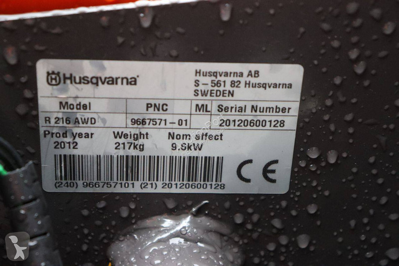 Zonas verdes Husqvarna R 216 AWD