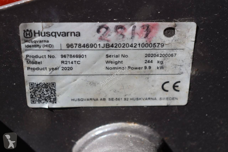 Espaces verts Husqvarna R214TC