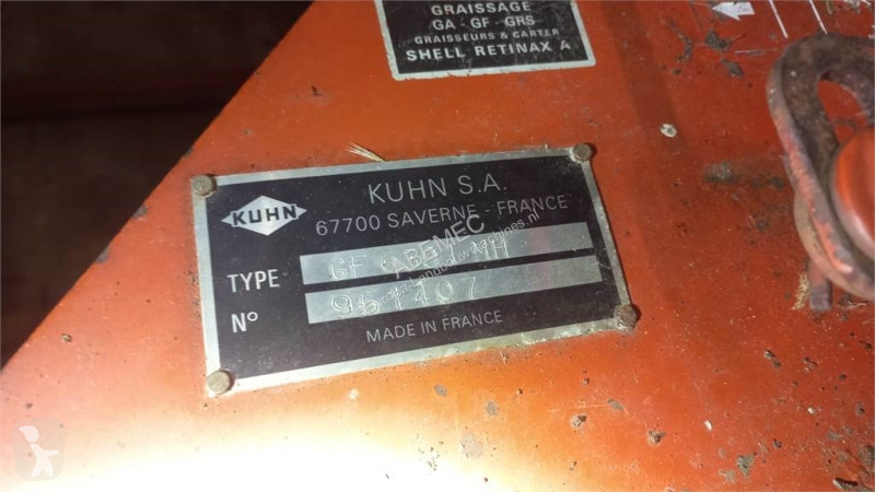 Zonas verdes Kuhn schudder GF6301 MHA