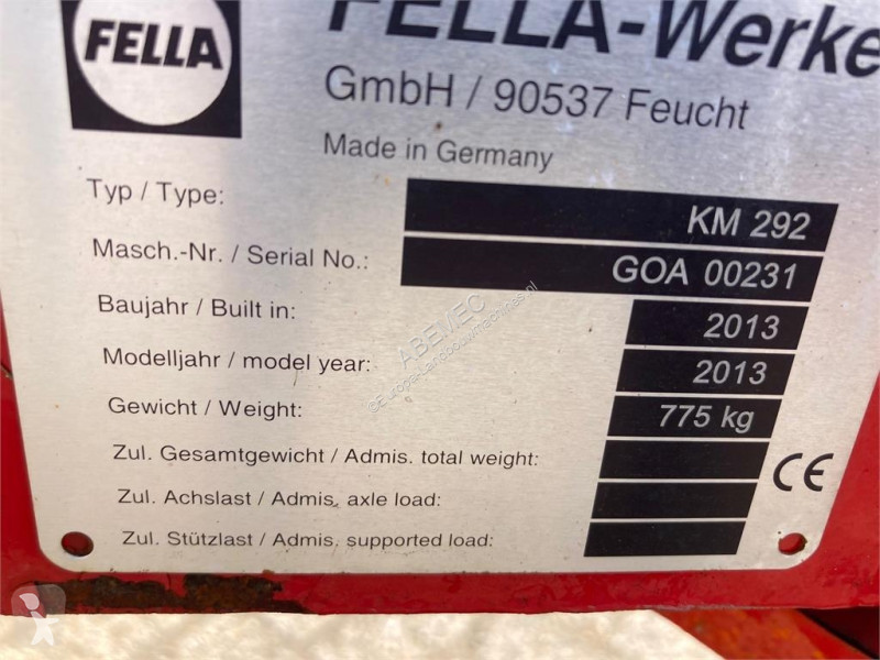 Zonas verdes jardins Fella KM 292 trommelmaaier