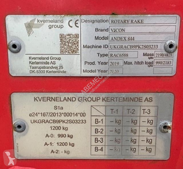 Grønne område Vicon Andex 844