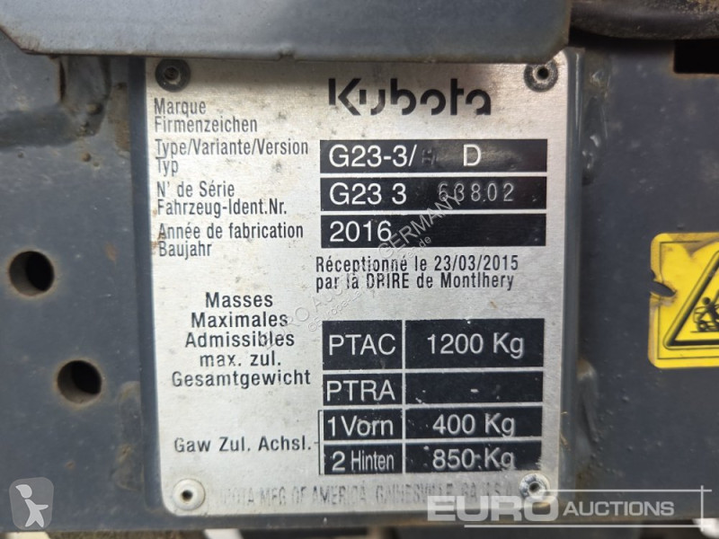Zonas verdes Kubota G23-3
