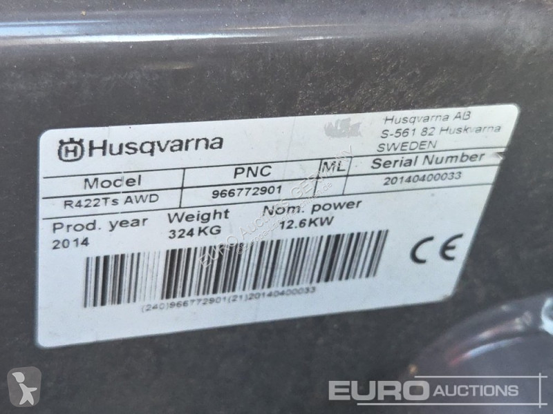 Espaces verts Husqvarna R422TS
