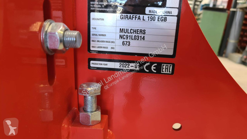 Espaces verts Maschio Gaspardo  GIRAFFA L 190 SE