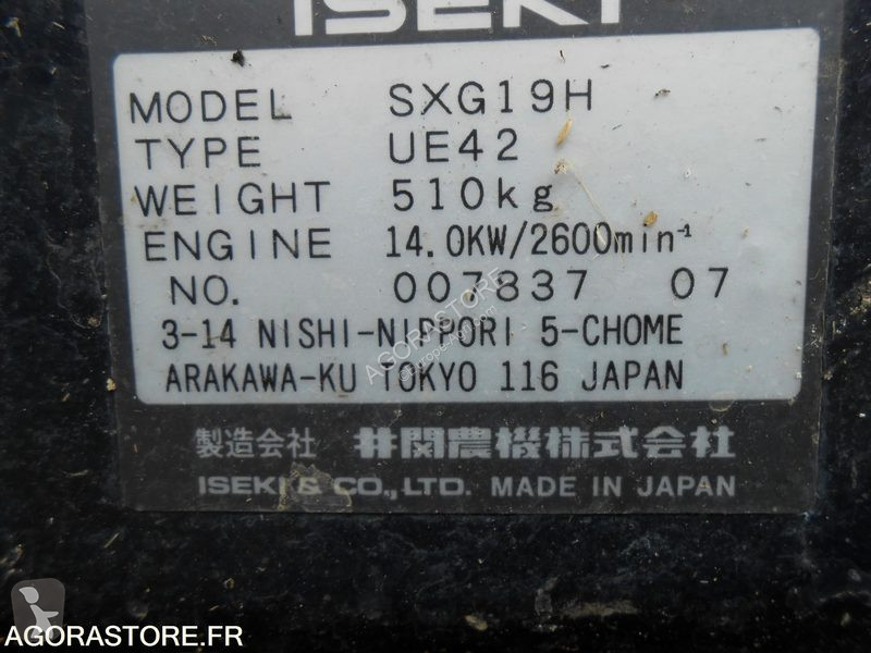 Espaces verts Iseki SXG19