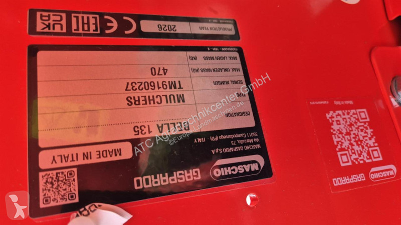 Zonas verdes Maschio Gaspardo  Bella 135 FH