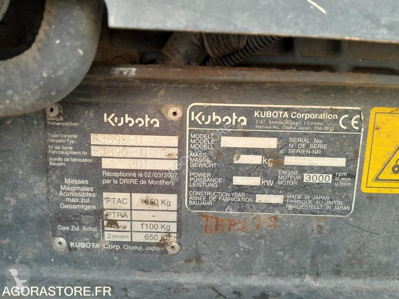 Zonas verdes Kubota F3890 / RCK72F36EC