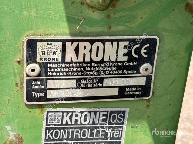 Henificación Krone  AMT 323 CV